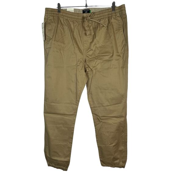Dockers Men’s Ultimate Jogger Pants XL Khaki Slim Fit Stretch Elastic Waist NWT - Picture 1 of 12